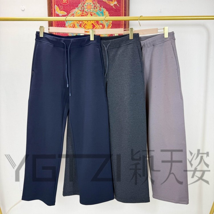 菲玛掂260010正品2026年春装新款时尚休闲裤松紧腰显瘦直筒裤女裤