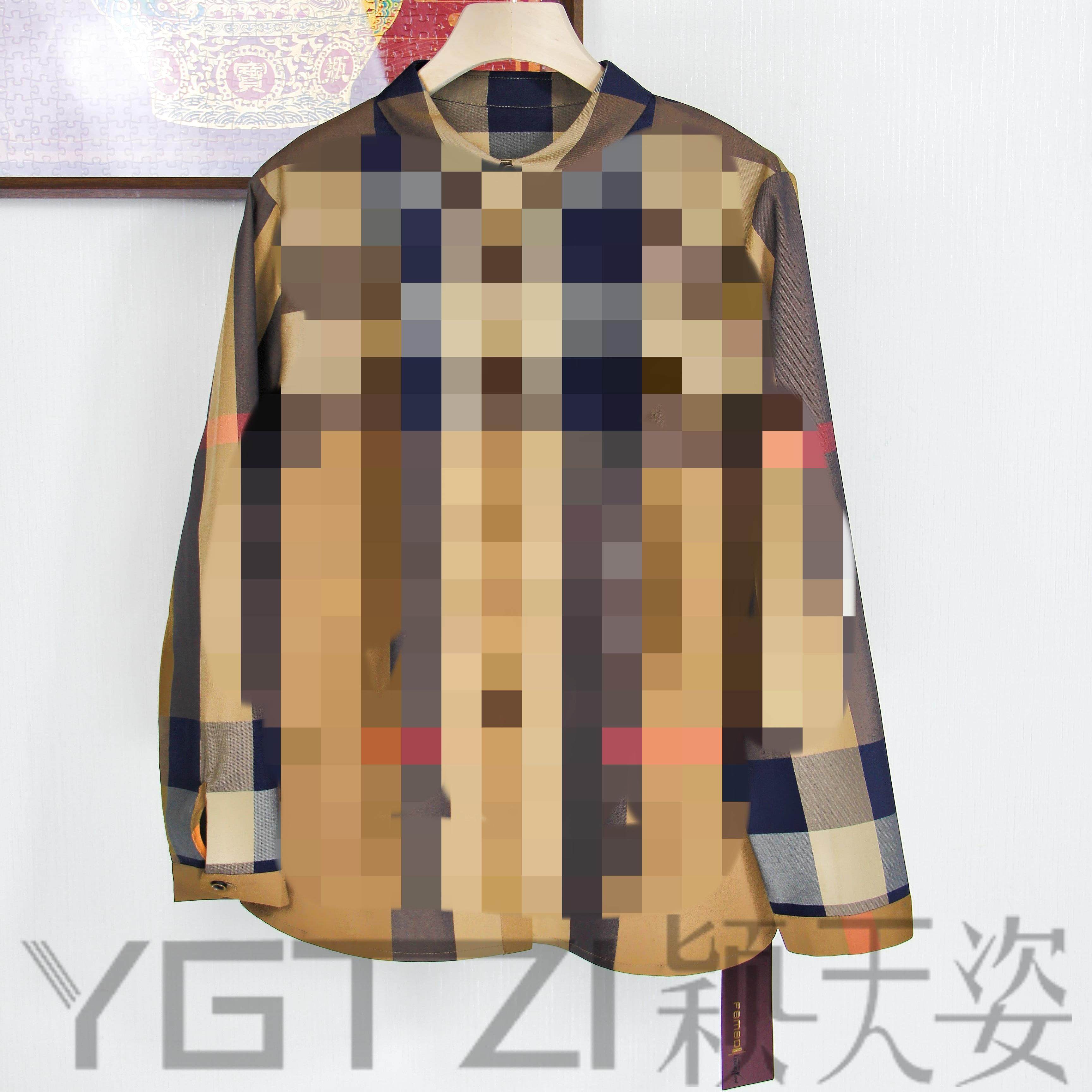 菲玛掂2025春季新款格子衬衫