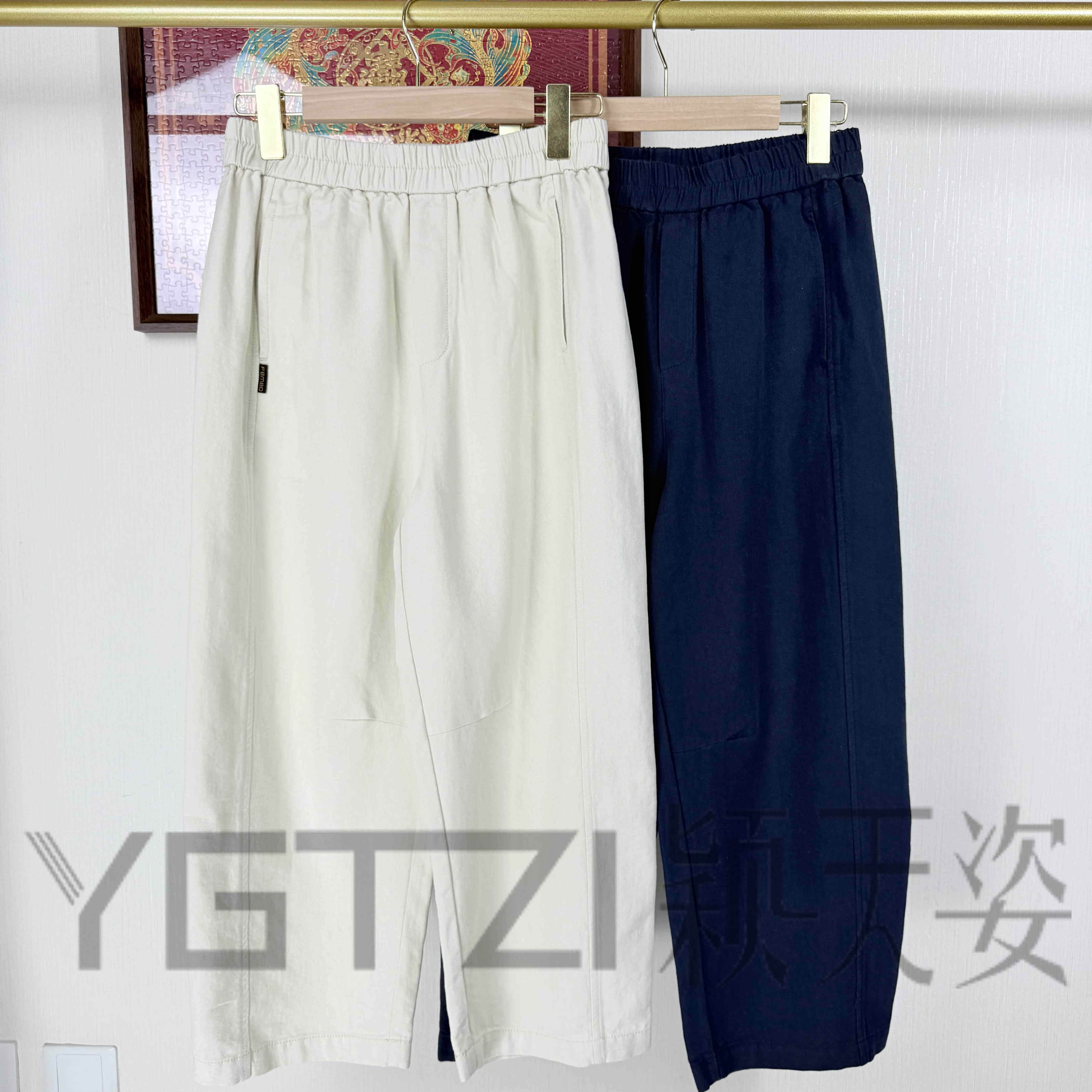 菲玛掂2025夏新款天丝亚麻裤