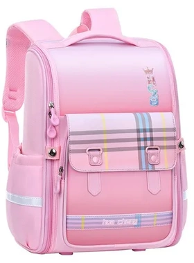 pu皮书包儿童轻便减压双肩背包印1-3-logo6年级印图