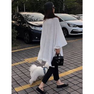 欧洲站2026春夏新款时髦洋气显瘦休闲风防晒衣不对称套头上衣女