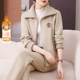 运动套装 女秋冬2025新款 洋气减龄显瘦妈妈休闲服两件套加绒加厚潮