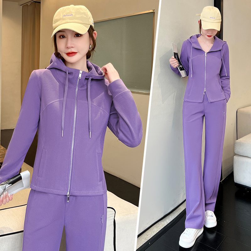 时尚休闲运动套装女春秋