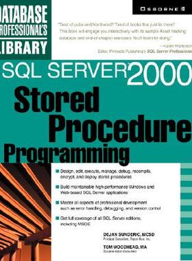 【预售】SQL Server 2000 Stored Procedure Programming