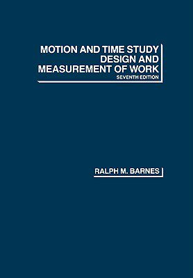 【预售】Motion And Time Study Design And Measurement Of Work