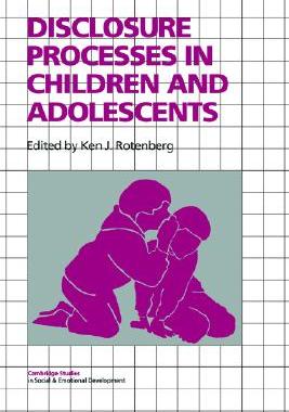 【预售】Disclosure Processes in Children and Adolescents