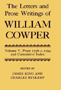 【预售】The Letters and Prose Writings of William Cowper:
