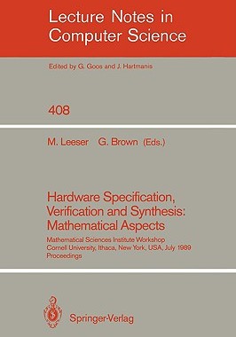 【预售】Hardware Specification, Verification and Synthesis: