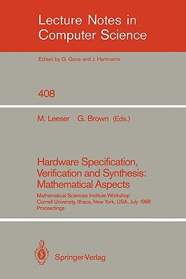 【预售】Hardware Specification, Verification and Synthesis: