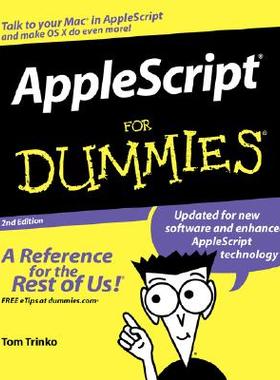 【预售】Applescript For Dummies, 2Nd Edition