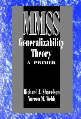 【预售】Generalizability Theory: A Primer
