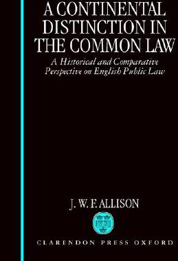 【预售】A Continental Distinction in the Common Law: A