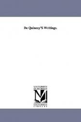 【预售】de Quincey's Writings: Literary Reminiscences, in