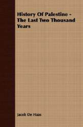 【预售】History of Palestine - The Last Two Thousand Years
