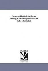【预售】Poems and Ballads by Gerald Massey, Containing the