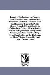 【预售】Reports of Explorations and Surveys, to Ascertain