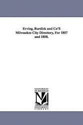 【预售】Erving, Burdick and Co's Milwaukee City Directory,
