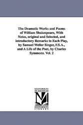 【预售】The Dramatic Works and Poems of William Shakespeare,
