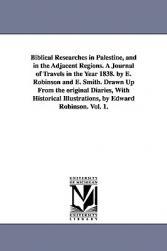 【预售】Biblical Researches in Palestine, and in the