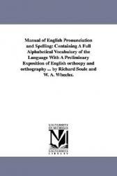 【预售】Manual of English Pronunciation and Spelling: