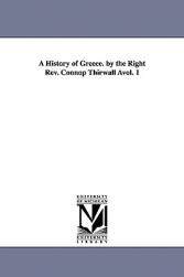 【预售】A History of Greece. by the Right REV. Connop - 封面