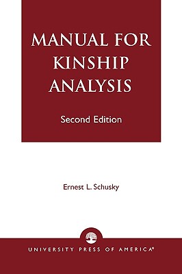 【预售】Manual for Kinship Analysis