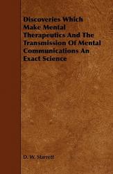 【预售】Discoveries Which Make Mental Therapeutics and the