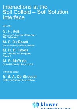 【预售】Interactions at the Soil Colloid-Soil Solution