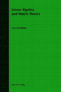 【预售】Linear Algebra And Matrix Theory, 2Nd Edition