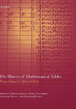 【预售】The History of Mathematical Tables: From Sumer to
