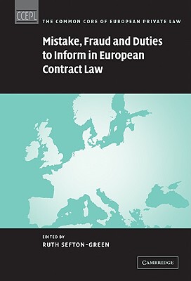 【预售】Mistake, Fraud and Duties to Inform in European