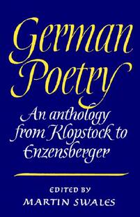 【预售】German Poetry: An Anthology from Klopstock to