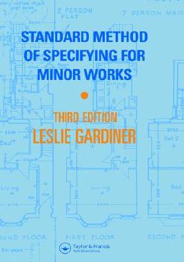 【预售】Standard Method of Specifying for Minor Works: The
