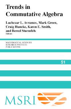 【预售】Trends in Commutative Algebra