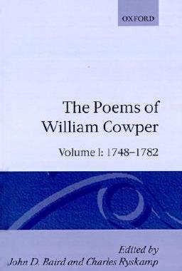【预售】The Poems of William Cowper: Volume I: 1748-1782