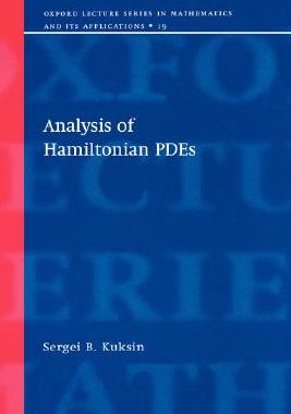【预售】Analysis of Hamiltonian Pdes