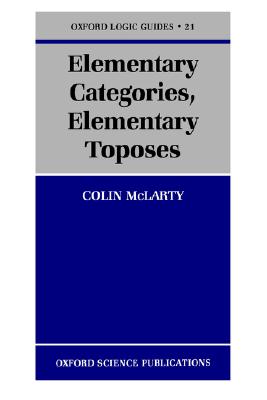 【预售】Elementary Categories, Elementary Toposes