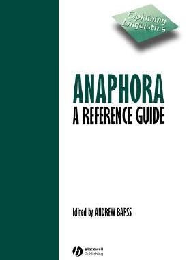 【预售】Anaphora - A Reference Guide
