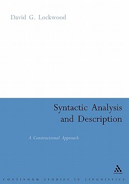 【预售】Syntactic Analysis and Description: A Constructional