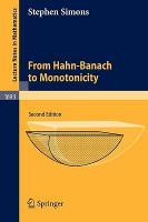 【预售】From Hahn-Banach to Monotonicity
