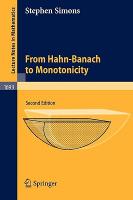 【预售】From Hahn-Banach to Monotonicity