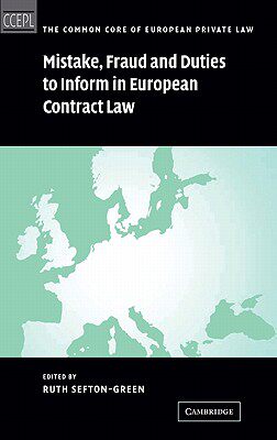 【预售】Mistake, Fraud and Duties to Inform in European