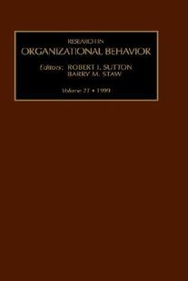 【预售】Research in Organizational Behavior, Volume 21