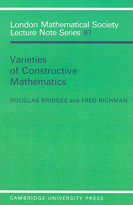 【预售】Varieties of Constructive Mathematics