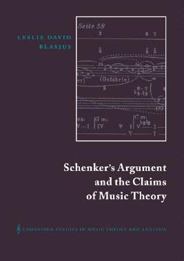 【预售】Schenker's Argument and the Claims of Music Theory