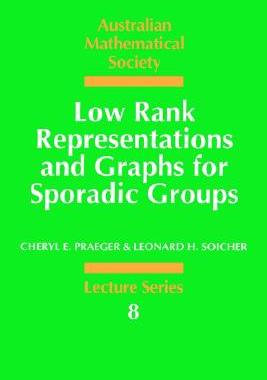 【预售】Low Rank Representations and Graphs for Sporadic