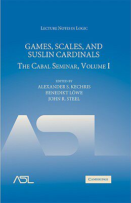【预售】Games, Scales, and Suslin Cardinals, Volume I: The