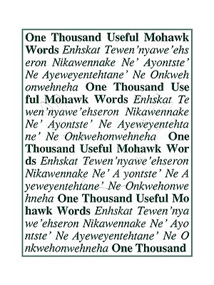 【预售】One Thousand Useful Mohawk Words