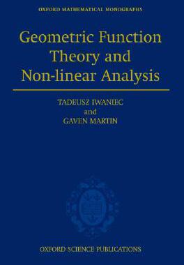 【预售】Geometric Function Theory and Non-Linear Analysis