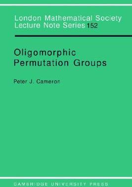 【预售】Oligomorphic Permutation Groups
